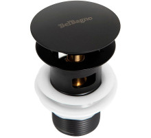 Донный клапан BelBagno BB-SAT-NERO Сlick-Сlack Черный матовый
