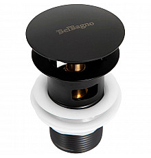 Донный клапан BelBagno BB-SAT-NERO Сlick-Сlack Черный матовый