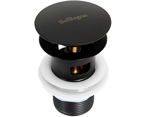 Santeh-Crystal.ru: Донный клапан BelBagno BB-SAT-NERO Сlick-Сlack Черный матовый Приобрести Донный клапан BelBagno BB-SAT-NERO Сlick-Сlack Черный матовый в магазине сантехники Santeh-Crystal.ru