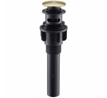 Донный клапан BelBagno BB-PCU-03-BORO click-clack Брашированное золото