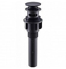 Донный клапан BelBagno BB-PCU-03-NERO click-clack Черный