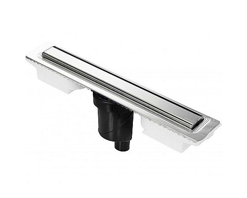 Заказать Душевой лоток Berges B1 Keramik 700 090018 с решеткой Хром матовый в магазине сантехники Santeh-Crystal.ru