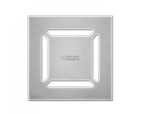 Santeh-Crystal.ru: Душевой трап Berges Platz Norma 100x100 090158 с решеткой Хром матовый Купить Душевой трап Berges Platz Norma 100x100 090158 с решеткой Хром матовый в магазине сантехники Santeh-Crystal.ru