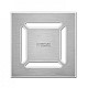 Купить Душевой трап Berges Platz Norma 100x100 090158 с решеткой Хром матовый в магазине сантехники Santeh-Crystal.ru