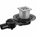 Душевой трап Berges Platz Antik 100x100 090160 с решеткой Хром матовый Душевой трап Berges Platz Antik 100x100 090160 с решеткой Хром матовый