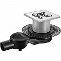 Душевой трап Berges Platz Antik 150x150 090161 с решеткой Хром матовый Душевой трап Berges Platz Antik 150x150 090161 с решеткой Хром матовый