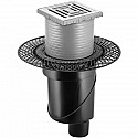 Душевой трап Berges Platz Uno 100x100 090069 с решеткой Хром матовый Душевой трап Berges Platz Uno 100x100 090069 с решеткой Хром матовый