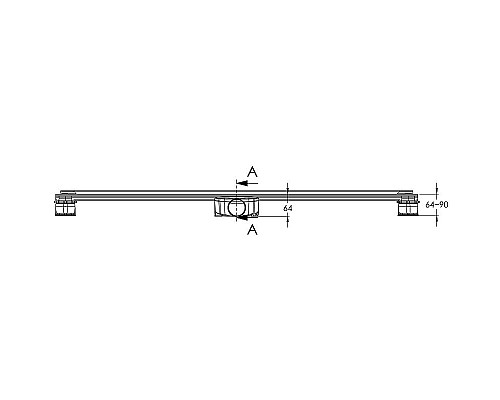 Santeh-Crystal.ru: Душевой лоток Berges Super Line 750 090082 с решеткой Хром матовый Купить Душевой лоток Berges Super Line 750 090082 с решеткой Хром матовый в магазине сантехники Santeh-Crystal.ru