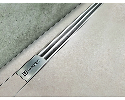 Заказать Душевой лоток Berges Super Slim 700 091053 с решеткой Хром глянец в магазине сантехники Santeh-Crystal.ru