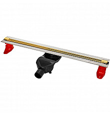 Душевой лоток Berges Super Slim 800 092154 с решеткой Золото глянец