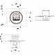 Купить Душевой трап Berges Zentrum Antik 100x100 090364 с решеткой Хром матовый в магазине сантехники Santeh-Crystal.ru
