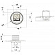 Заказать Душевой трап Berges Zentrum Antik 150x150 090365 с решеткой Хром матовый в магазине сантехники Santeh-Crystal.ru