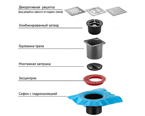 Santeh-Crystal.ru: Душевой трап Berges Zentrum Norma 150x150 090463 с решеткой Хром матовый Купить Душевой трап Berges Zentrum Norma 150x150 090463 с решеткой Хром матовый в магазине сантехники Santeh-Crystal.ru