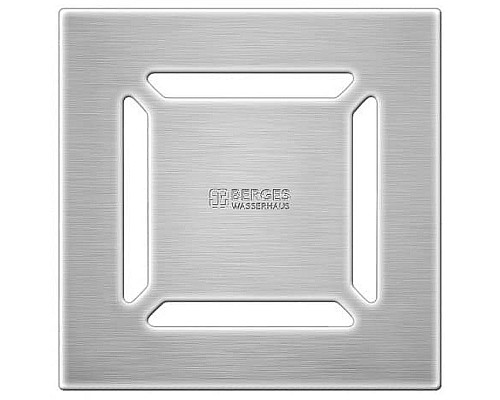 Santeh-Crystal.ru: Душевой трап Berges Zentrum Norma 150x150 090463 с решеткой Хром матовый Купить Душевой трап Berges Zentrum Norma 150x150 090463 с решеткой Хром матовый в магазине сантехники Santeh-Crystal.ru