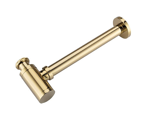 Приобрести Сифон для раковины Boheme 608-2 Золото в магазине сантехники Santeh-Crystal.ru