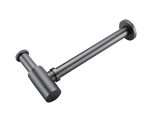 Заказать Сифон для раковины Boheme 609-GM Оружейная сталь в магазине сантехники Santeh-Crystal.ru