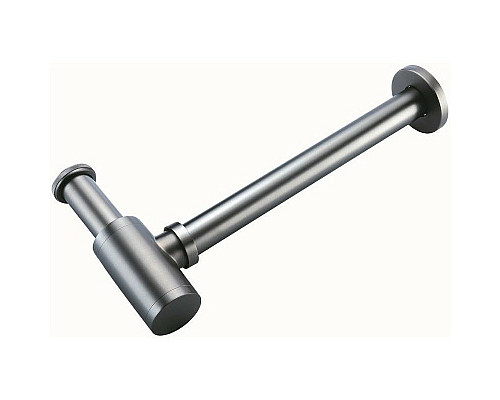 Заказать Сифон для раковины Boheme 609-SGM Оружейная сталь глянцевая в магазине сантехники Santeh-Crystal.ru