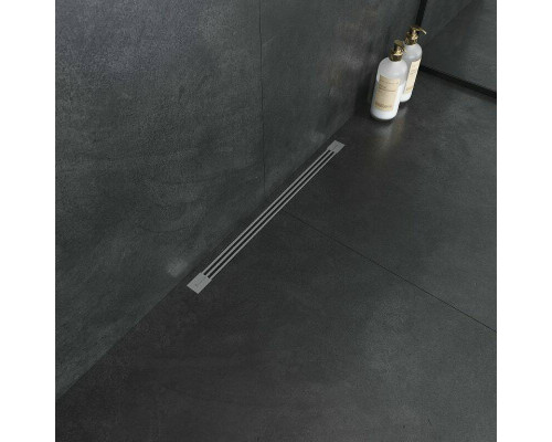 Заказать Душевой лоток Boheme B&T Infinity 60 981-60-CR с решеткой Хром в магазине сантехники Santeh-Crystal.ru