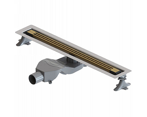 Заказать Душевой лоток Boheme B&T Infinity 60 981-60-MG с решеткой Золото матовое в магазине сантехники Santeh-Crystal.ru