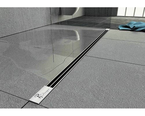 Заказать Душевой лоток Boheme B&T Infinity 80 981-80-CR с решеткой Хром в магазине сантехники Santeh-Crystal.ru