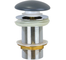 Донный клапан Bronze de Luxe 1002DGM click-clack Темно-серый