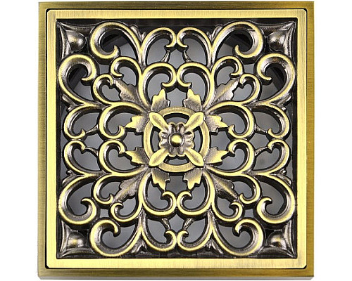 Santeh-Crystal.ru: Решетка для трапа Bronze de Luxe Узоры 10x10 21962 Бронза Купить Решетка для трапа Bronze de Luxe Узоры 10x10 21962 Бронза в магазине сантехники Santeh-Crystal.ru