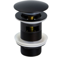 Донный клапан Bronze de Luxe Scandi 21971B click-clack Черный