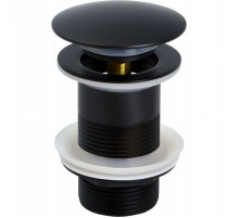 Донный клапан Bronze de Luxe Scandi 21971/1B click-clack Черный матовый