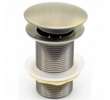 Донный клапан CeramaLux RD008 Click-Clack Бронза