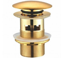 Донный клапан CeramaLux RD011 Click-Clack Золото