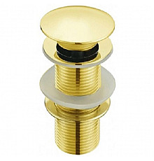Донный клапан CeramaLux RD012 Click-Clack Золото