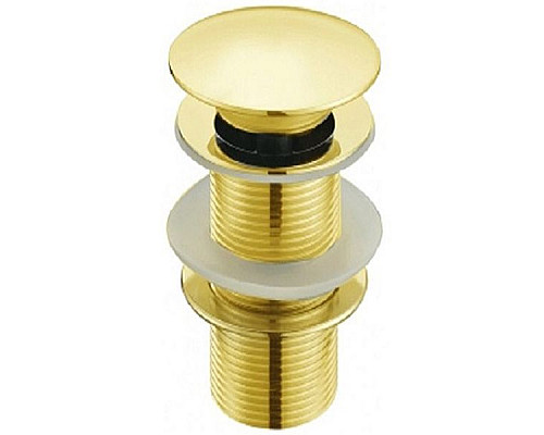 Купить Донный клапан CeramaLux RD012 Click-Clack Золото в магазине сантехники Santeh-Crystal.ru