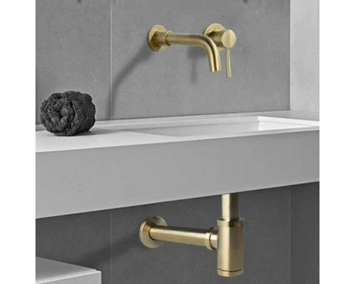 Купить Сифон для раковины CeramaLux RD016 Бронза в магазине сантехники Santeh-Crystal.ru