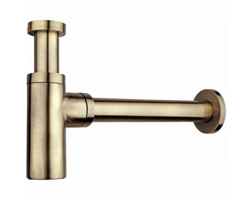 Купить Сифон для раковины CeramaLux RD016 Бронза в магазине сантехники Santeh-Crystal.ru