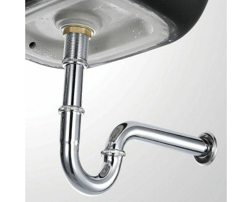 Приобрести Сифон для раковины CeramaLux BC-068 Хром в магазине сантехники Santeh-Crystal.ru