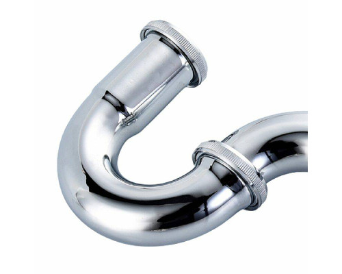 Приобрести Сифон для раковины CeramaLux BC-068 Хром в магазине сантехники Santeh-Crystal.ru