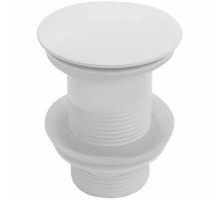 Донный клапан CeramaLux RD002MW click-clack Белый матовый