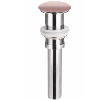 Донный клапан для раковины Ceramica Nova CN2000MP click-clack Розовый матовый