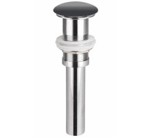 Донный клапан для раковины Ceramica Nova CN2000MDH click-clack Темный антрацит матовый