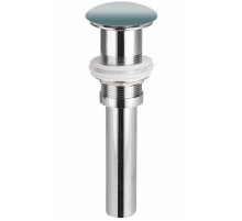 Донный клапан для раковины Ceramica Nova CN2000MLG click-clack Зеленый матовый
