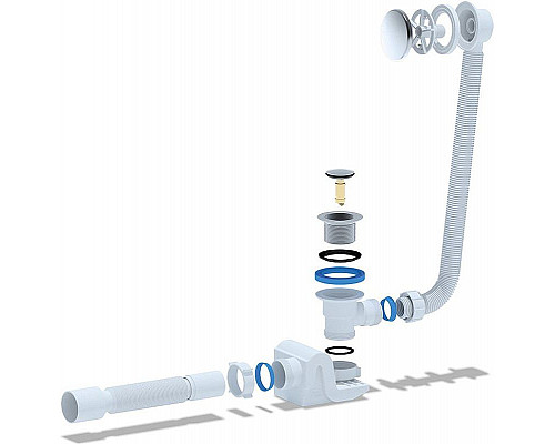 Купить Слив-перелив Cezares CZR-STP2-01 click-clack Хром в магазине сантехники Santeh-Crystal.ru