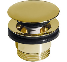 Донный клапан Cezares CZR-SAT20-03/24 click-clack Золото 24 карат