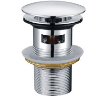 Донный клапан Creavit SF031 click-clack Хром