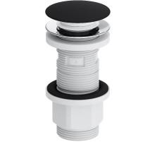 Донный клапан Damixa Option 210600300 click-clack Черный матовый