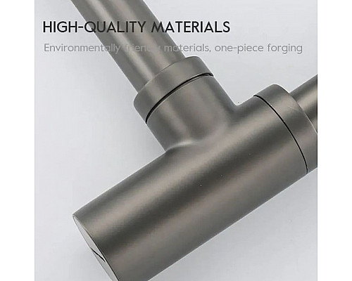 Приобрести Сифон для раковины Frap F82-9 Оружейная сталь в магазине сантехники Santeh-Crystal.ru