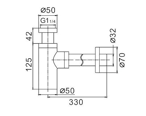 Приобрести Сифон для раковины Frap F82-9 Оружейная сталь в магазине сантехники Santeh-Crystal.ru