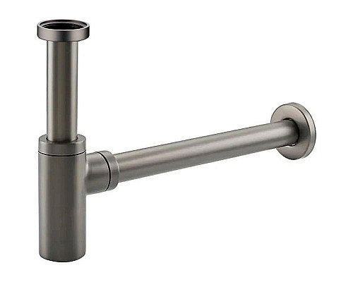 Приобрести Сифон для раковины Frap F82-9 Оружейная сталь в магазине сантехники Santeh-Crystal.ru