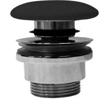 Донный клапан GSI PVC26 Click-Clack Черный матовый