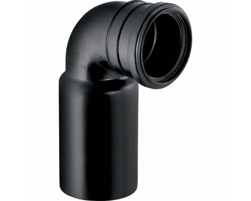 Купить Колено для унитаза Geberit 366.061.16.1 Черный в магазине сантехники Santeh-Crystal.ru