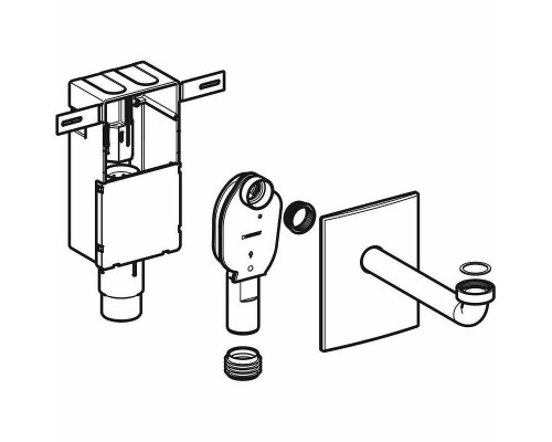 Заказать Сифон для раковины Geberit 151.120.11.1 Альпийский белый в магазине сантехники Santeh-Crystal.ru